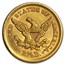 1855 $2.50 Liberty Gold Quarter Eagle AU