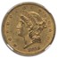 1855 $20 Liberty Gold Double Eagle AU-55 NGC