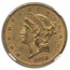 1855 $20 Liberty Gold Double Eagle AU-55 NGC