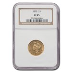 1855 $3 Gold Princess XF-45 NGC