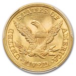 1855 $5 Liberty Gold Eagle MS-64+ PCGS