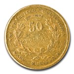 1855 $50 Wass Molitor Gold California Gold Rush XF-45 NGC