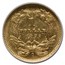 1855-C $1 Indian Head Gold AU-53 NGC