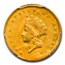 1855-C $1 Indian Head Gold AU-53 PCGS