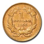 1855-C $1 Indian Head Gold Dollar MS-61 NGC