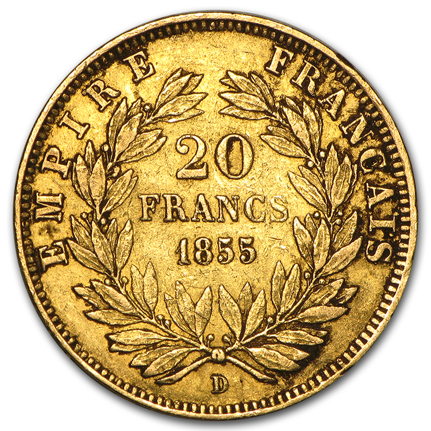 Buy 1855-D France Gold 20 Francs Napoleon III XF | APMEX