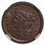 1855 Half Cent MS-63 NGC (Brown)