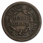 1855 Half Cent VF