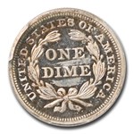 1855 Liberty Seated Dime PR-65 Cameo PCGS (Arrows)
