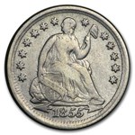 1855 Liberty Seated Half Dime Fine