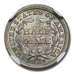 1855 Liberty Seated Half Dime MS-66 NGC (Arrows)