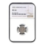 1855 Liberty Seated Half Dime MS-66 NGC (Arrows)