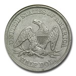 1855 Liberty Seated Half XF NGC Arrows (SS-Republic, Shipwreck)