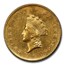 1855-O $1 Indian Head Gold MS-61 PCGS