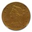 1855-O $10 Liberty Gold Eagle AU-55 NGC