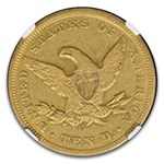 1855-O $10 Liberty Gold Eagle XF-45 NGC (Mint Error, Struck Thru)