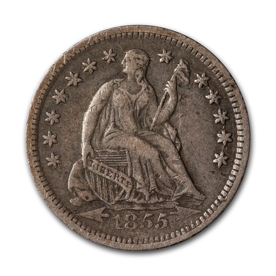 1855-O Liberty Seated Half Dime VF