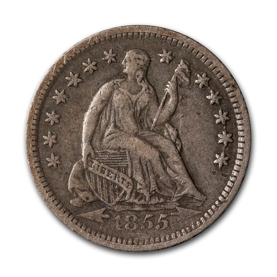 1855-O Liberty Seated Half Dime VF 1855-O Liberty Seated Half Dime VF