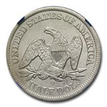 1855-O Liberty Seated Half Dollar Det. SS-Republic Shipwreck NGC
