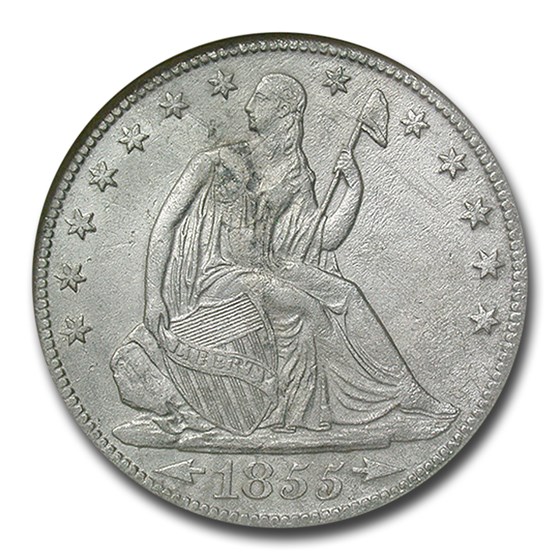 1855-O Liberty Seated Half Dollar SS-Republic Shipwreck NGC 1855-O Liberty Seated Half Dollar SS-Republic Shipwreck NGC