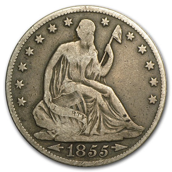 1855-O Liberty Seated Half Dollar w/Arrows Fine 1855-O Liberty Seated Half Dollar w/Arrows Fine