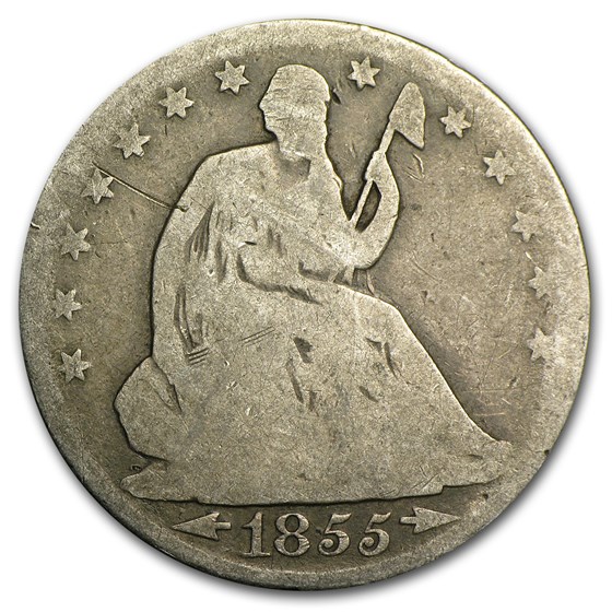 1855-O Liberty Seated Half Dollar w/Arrows Good 1855-O Liberty Seated Half Dollar w/Arrows Good