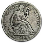 1855-O Liberty Seated Half Dollar w/Arrows VF