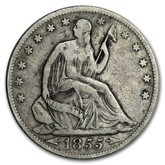 1855-O Liberty Seated Half Dollar w/Arrows VF 1855-O Liberty Seated Half Dollar w/Arrows VF