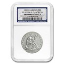 1855-O Liberty Seated Half NGC Arrows (SS-Republic, Book display) 1855-O Liberty Seated Half NGC Arrows (SS-Republic, Book display)