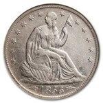1855-O Liberty Seated Half NGC (SS-Republic)