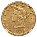 1855-S $10 Liberty Gold Eagle XF-45 NGC