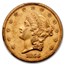 1855-S $20 Liberty Gold Double Eagle AU-55 CACG