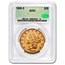1855-S $20 Liberty Gold Double Eagle AU-55 CACG