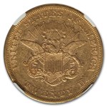 1855-S $20 Liberty Gold Double Eagle XF-45 NGC