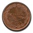 1855 Sweden 1/3 Skilling MS-64 PCGS (Red/Brown)