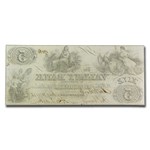 1855 The Valley Bank of Hagerstown, MD $5.00 CU