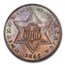 1855 Three Cent Silver MS-66 PCGS