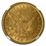 1856 $10 Liberty Gold Eagle MS-60 NGC