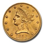 1856 $10 Liberty Gold Eagle MS-63 PCGS