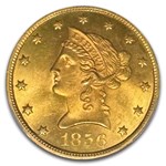 1856 $10 Liberty Gold Eagle MS-64 PCGS