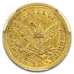 1856 $2.50 Liberty Gold Quarter Eagle AU-50 PCGS