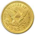 1856 $2.50 Liberty Gold Quarter Eagle AU