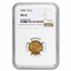 1856 $2.50 Liberty Gold Quarter Eagle MS-61 NGC