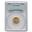 1856 $2.50 Liberty Gold Quarter Eagle MS-62 PCGS