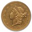 1856 $20 Liberty Gold Double Eagle AU-50 NGC