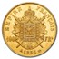 1856-A France Gold 100 Francs Napoleon III AU