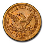 1856-D $2.50 Liberty Gold Quarter Eagle AU-53 PCGS