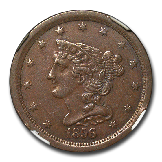 1856 Half Cent AU-58 NGC (C-1 Variety) 1856 Half Cent AU-58 NGC (C-1 Variety)