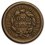 1856 Large Cent Slanted 5 Fine