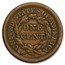 1856 Large Cent Slanted 5 VF